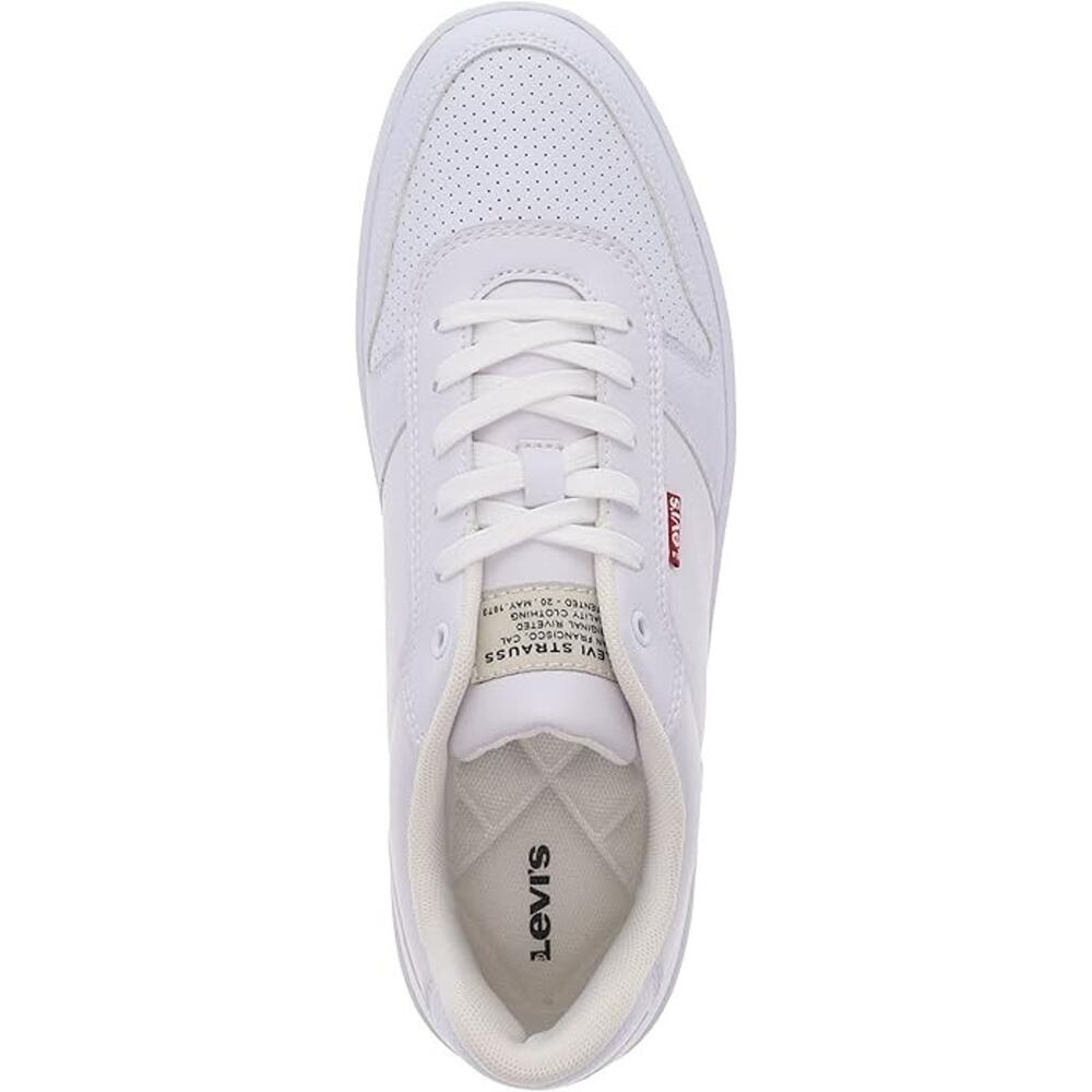 Levi's Men's Size 8.5 Drive Lo Shoes White/Gum Synthetic Leather Casual Sneakers - Picture 6 of 6